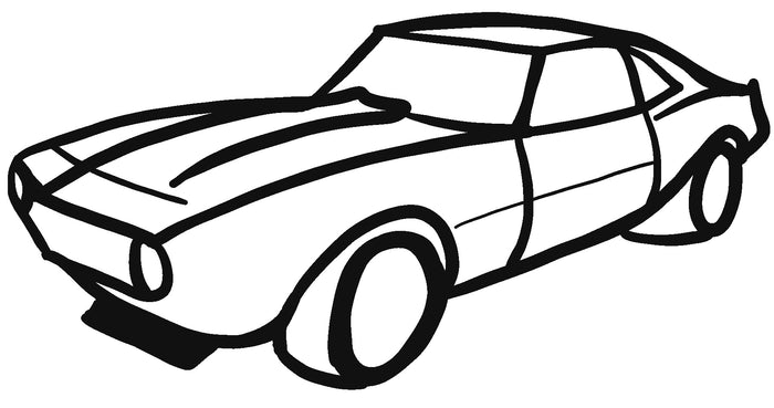 1969 Muscle Car Vinyl Decal