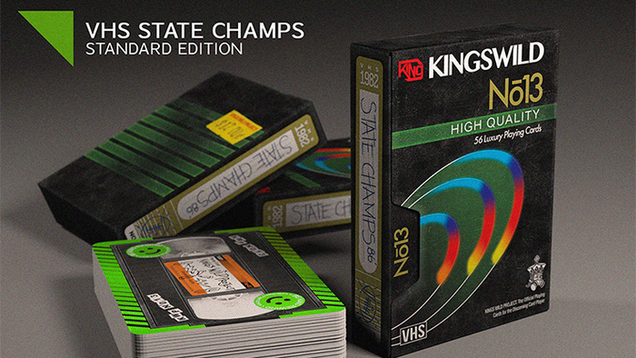 1982 VHS Playing Cards Decks by Kings Wild Project