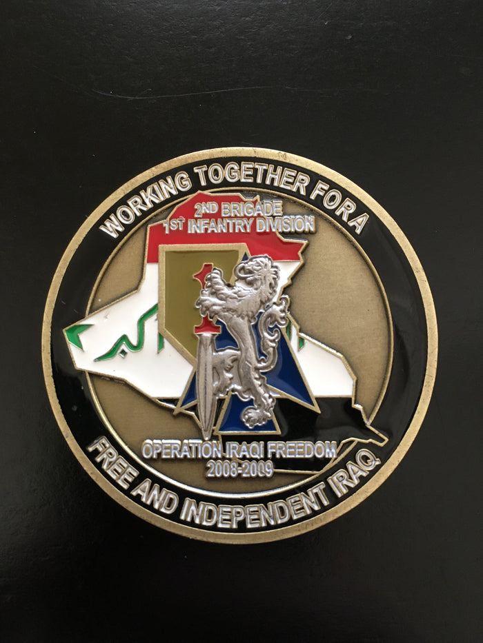 1st Infantry Division 2nd HBCT Commander & CSM (Iraq)