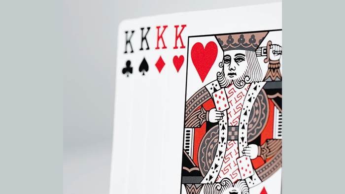 1st V4 Playing Cards (Red or Black) by Chris Ramsay