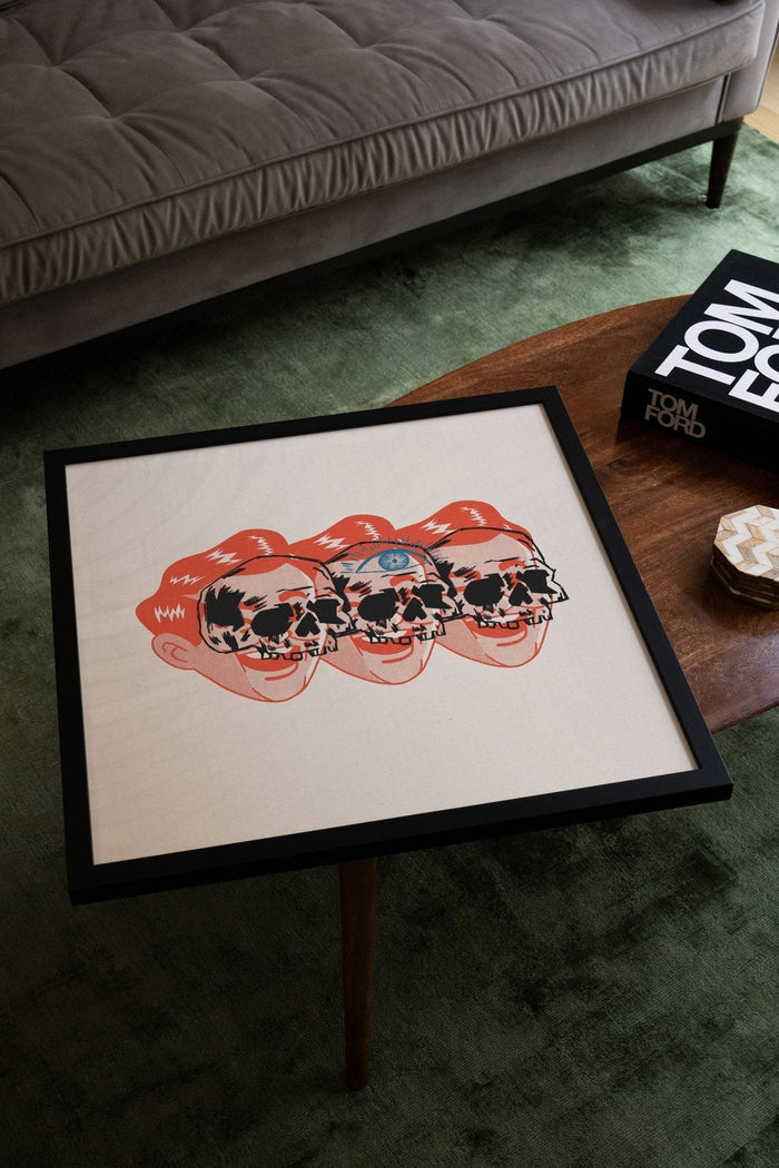 3 Skulls - whatsalexdrawn - East Side Studio - Art Prints | Style = Lifestyle
