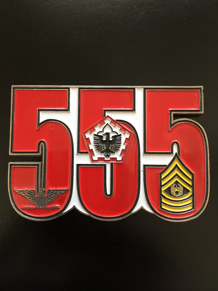 555th Combat Support Brigade (ME) Commander & CSM