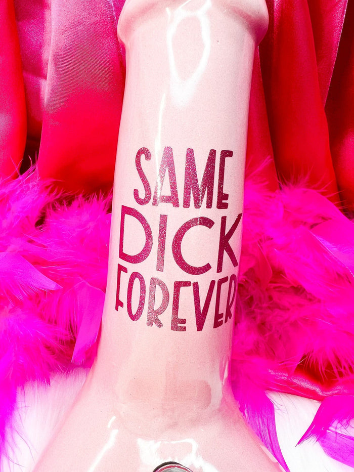 Same D Forever Bachelorette Glass Water Pipe/Bong