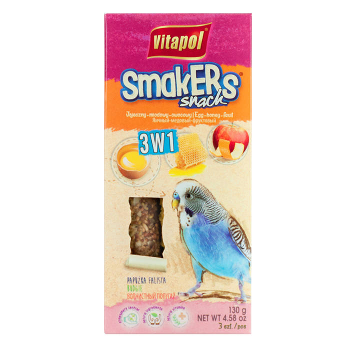 A&E Cage Treat Stick Parakeet 3in1 Mix Pack