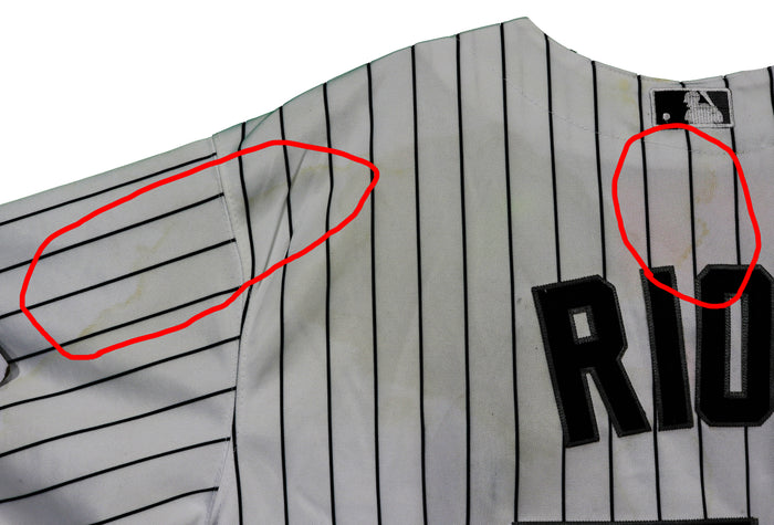 Alex Rios Chicago White Sox Signed Autographed White Pinstripe #51 Jersey