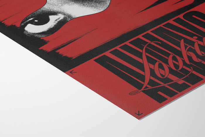 Always Looking - Red - Rīm Atelier - Fine Art Paper 200gsm |frame=Fine Art Paper 200gsm|