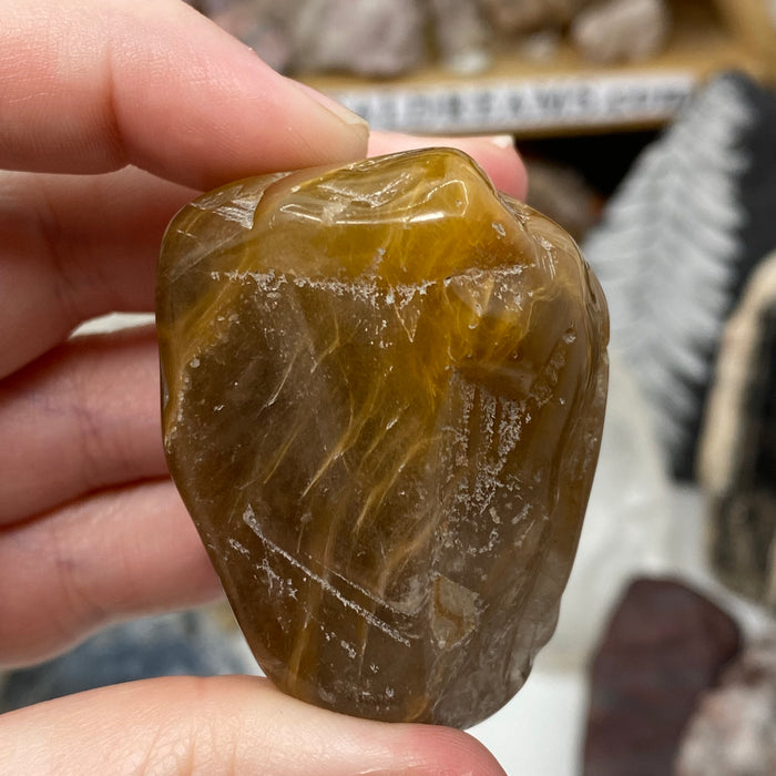 Amphibole Included Quartz XXX-Large Rough Tumble #04