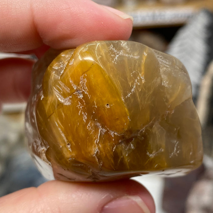 Amphibole Included Quartz XXX-Large Rough Tumble #04