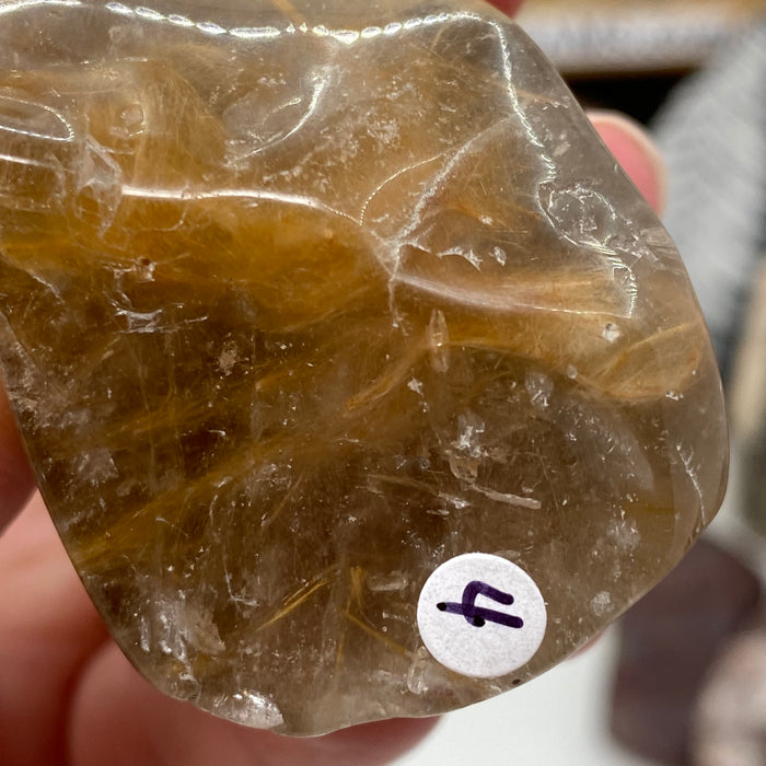 Amphibole Included Quartz XXX-Large Rough Tumble #04