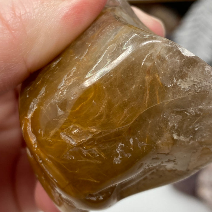 Amphibole Included Quartz XXX-Large Rough Tumble #04