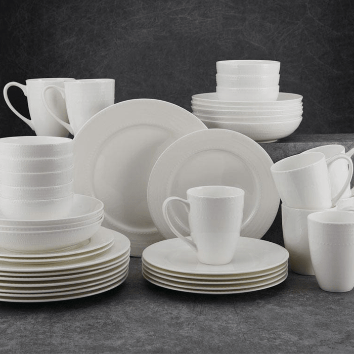Annabel 40 Piece Dinnerware Set, Service for 8