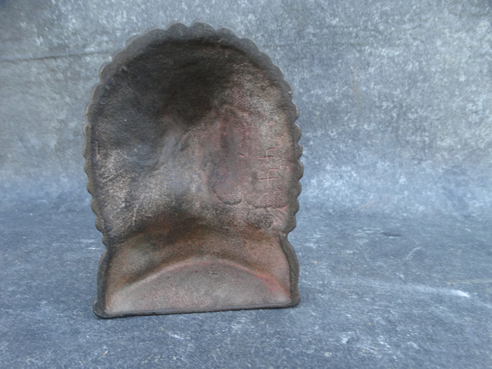 Arts & Crafts Cast Iron Indian Chief Single Bookend