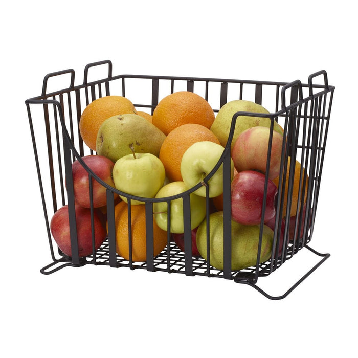 Band & Stripe Set of 2 Stackable Storage Baskets