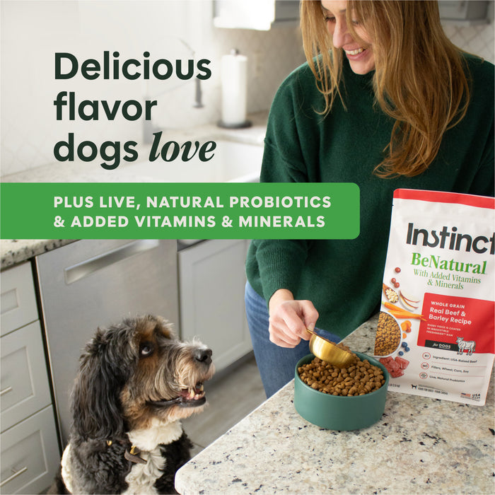 BeNatural Kibble Real Beef & Barley Recipe