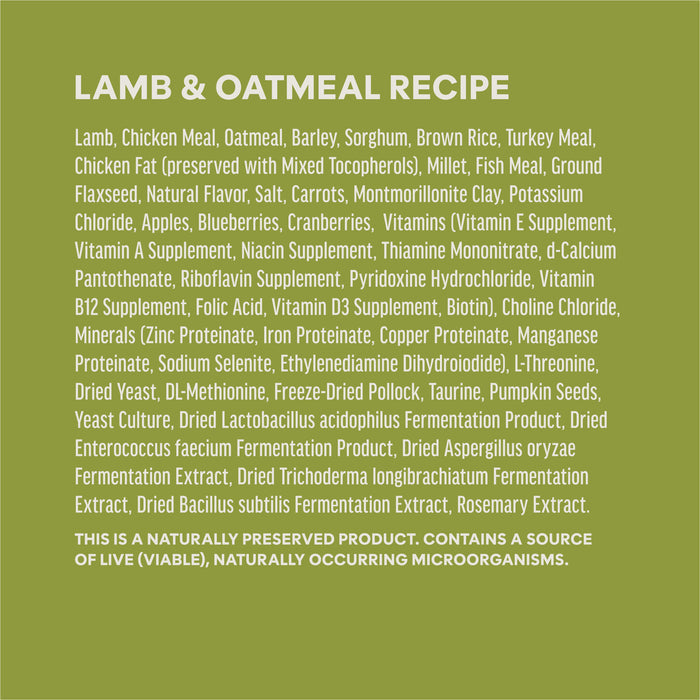 BeNatural Kibble Real Lamb & Oatmeal Recipe