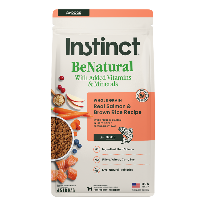 BeNatural Kibble Real Salmon & Brown Rice Recipe