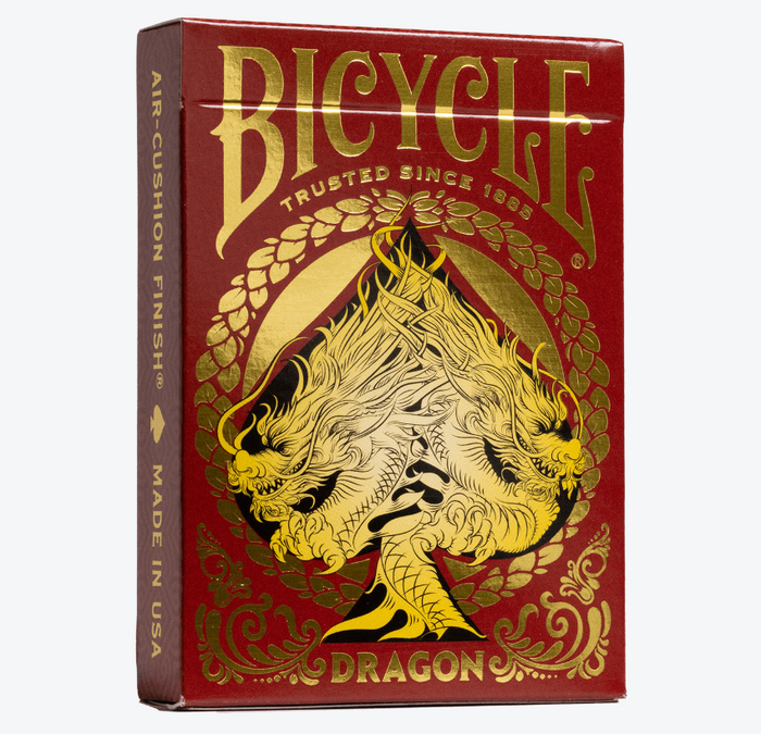 Bicycle Dragon Red Playing Cards