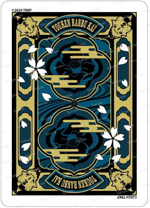 Bicycle Touken Ranbu Mawari - Burning Temple Playing Cards [Japan Import]