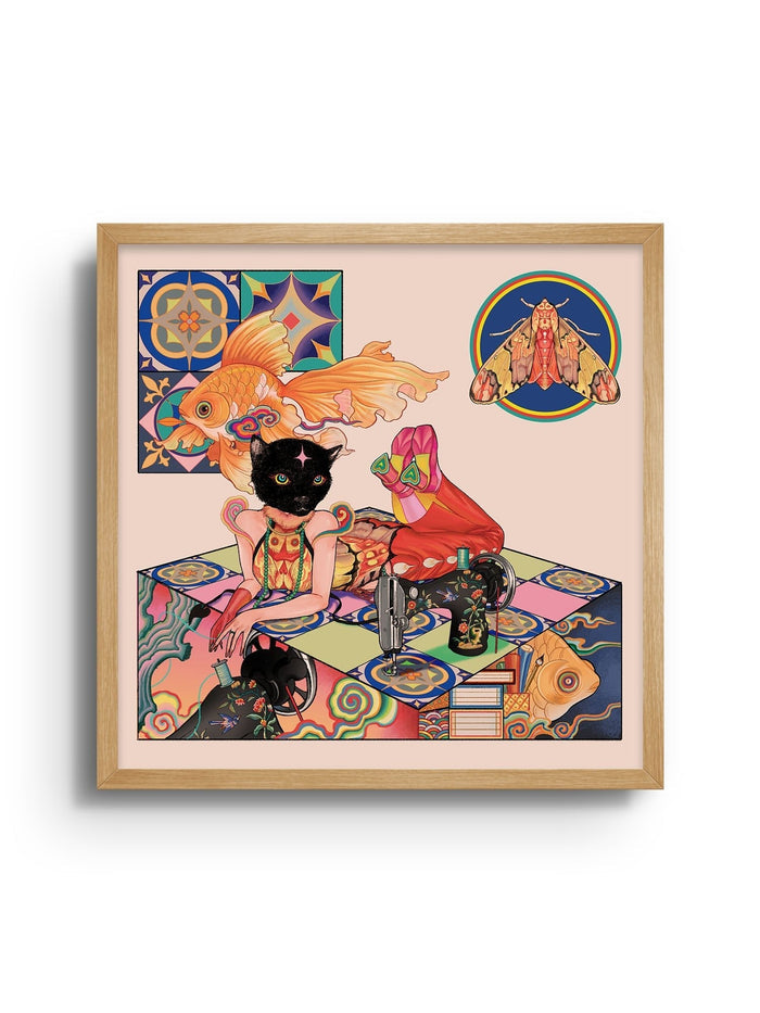 Black Cat - Toma Nguyễn - East Side Studio - Art Prints