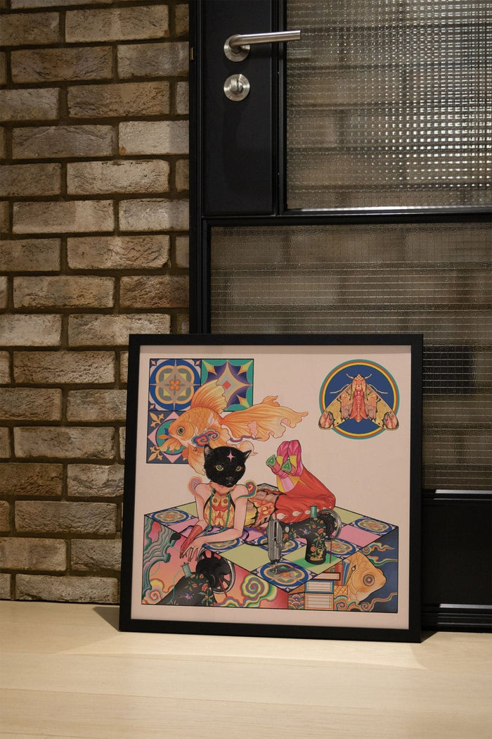 Black Cat - Toma Nguyễn - East Side Studio - Art Prints | Style = Lifestyle