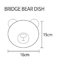 Bridge Dog Ceramic Bear Dish New Color Available