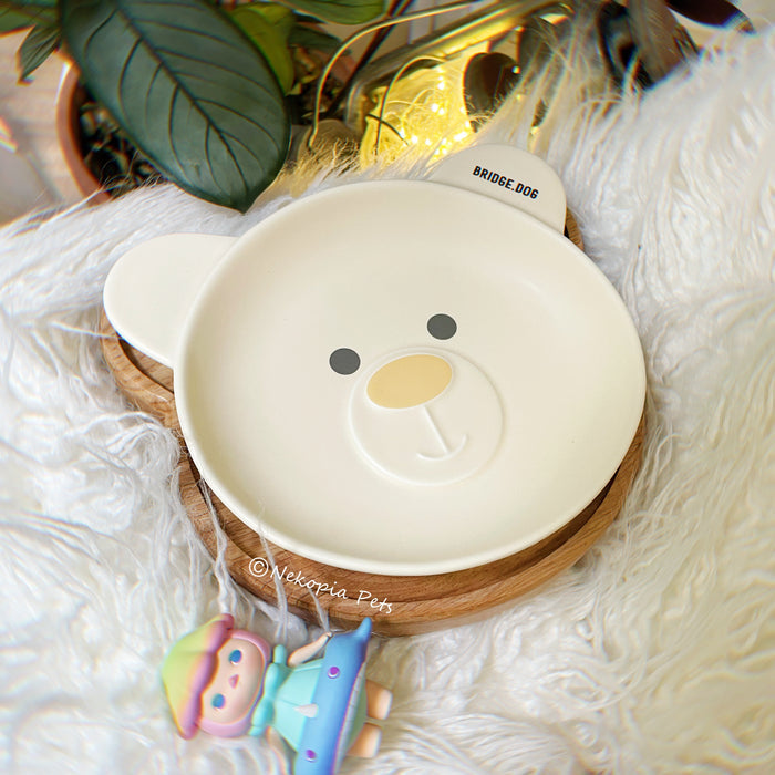 Bridge Dog Ceramic Bear Dish New Color Available