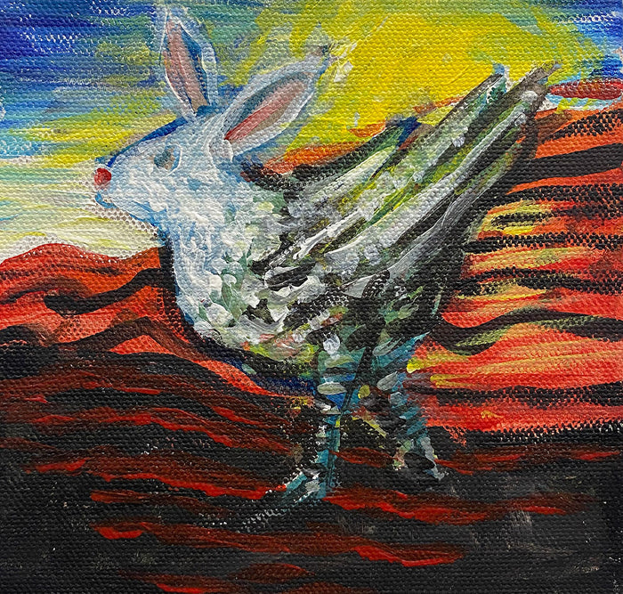 "Bunny-Bird" by Stephanie Copoulos-Selle