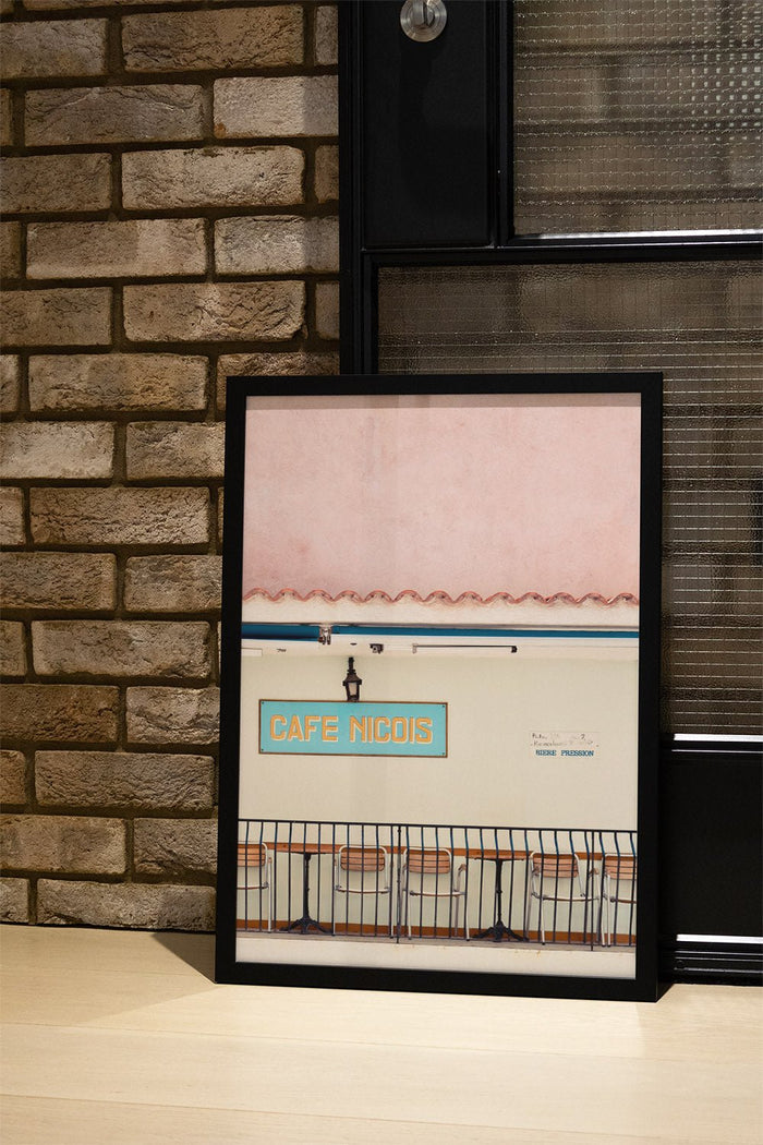 Cafe Nicois - Cordula Schaefer - East Side Studio - Art Prints
