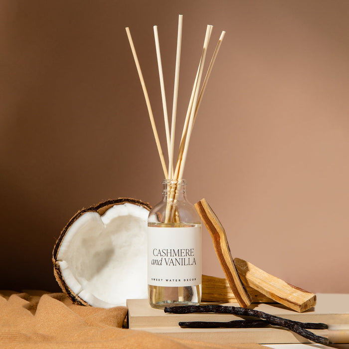 Cashmere and Vanilla Clear Reed Diffuser -