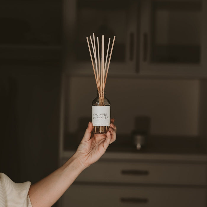 Cashmere and Vanilla Clear Reed Diffuser -