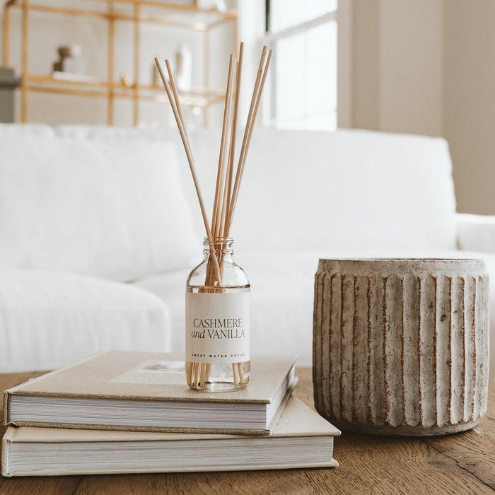 Cashmere and Vanilla Clear Reed Diffuser -