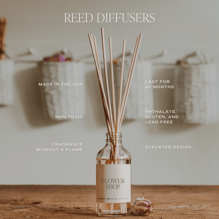 Cashmere and Vanilla Clear Reed Diffuser -