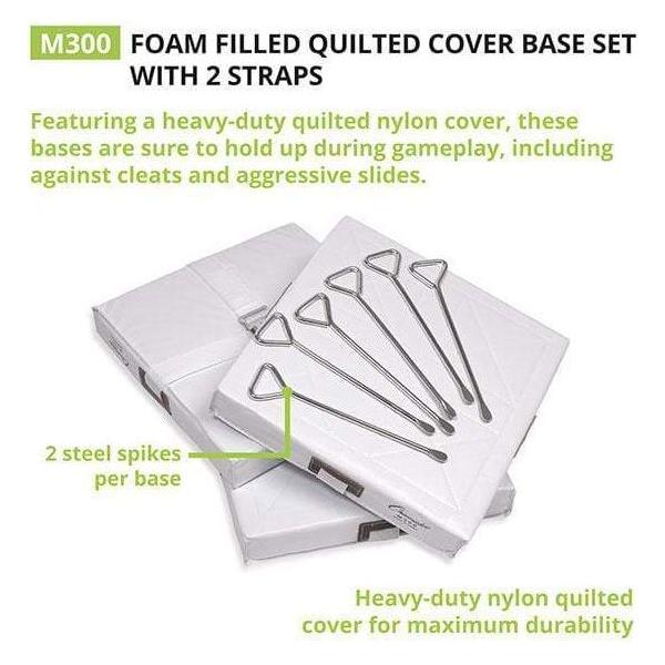 Champion Sports Foam Filled Quilted Nylon Covered Base Set M300