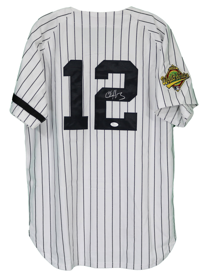 Chase Headley New York Yankees Signed Autographed White Pinstripe #12 Jersey JSA COA