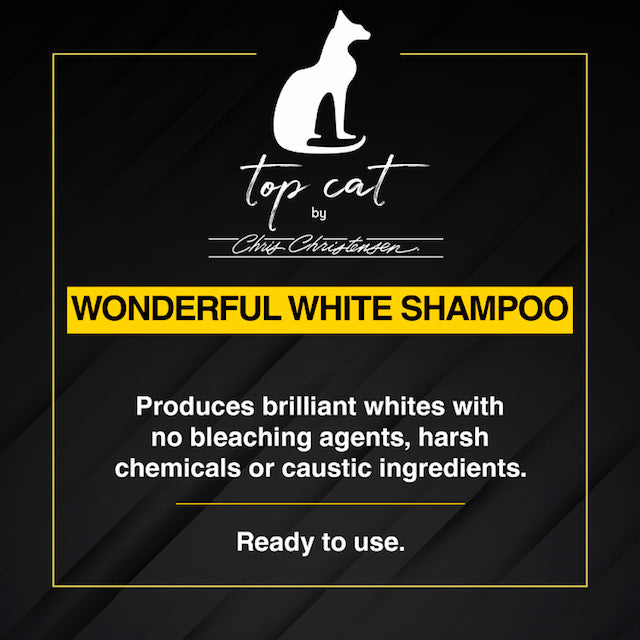 Chris Christensen Top Cat Wonderful White Shampoo 8oz