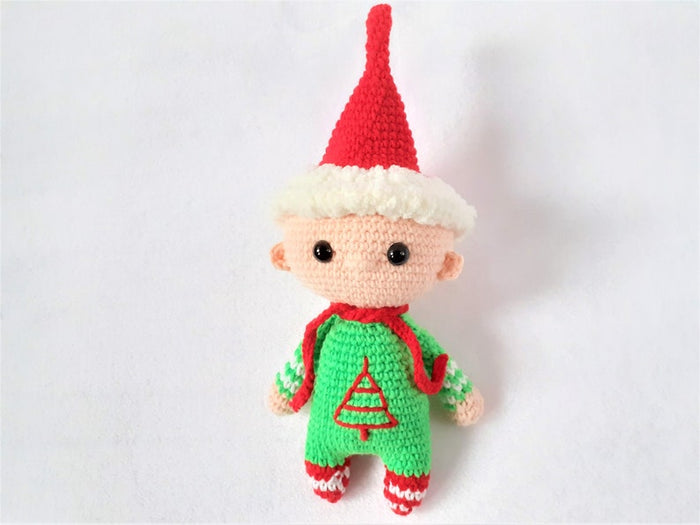 Christmas elf toy crochet