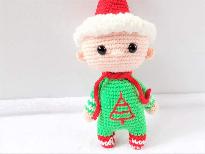 Christmas elf toy crochet