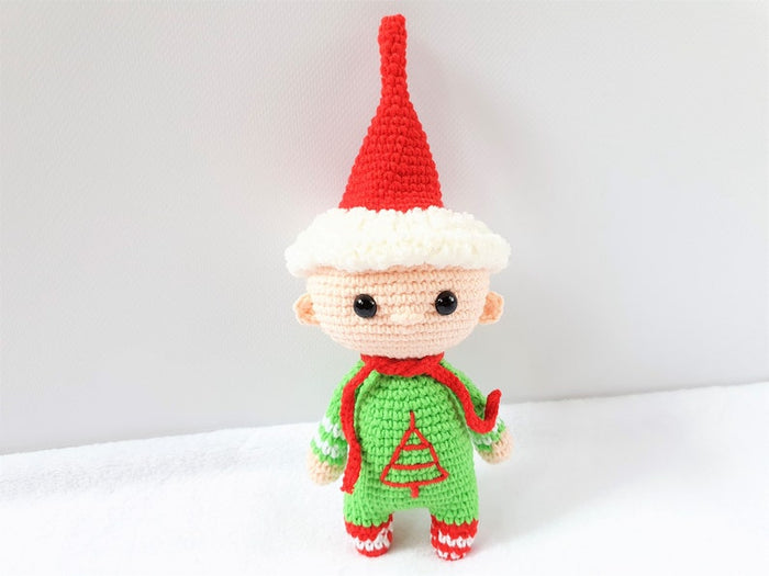 Christmas elf toy crochet