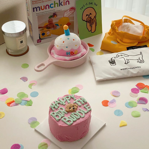 Cloudi Bear Happy Birthday Hat