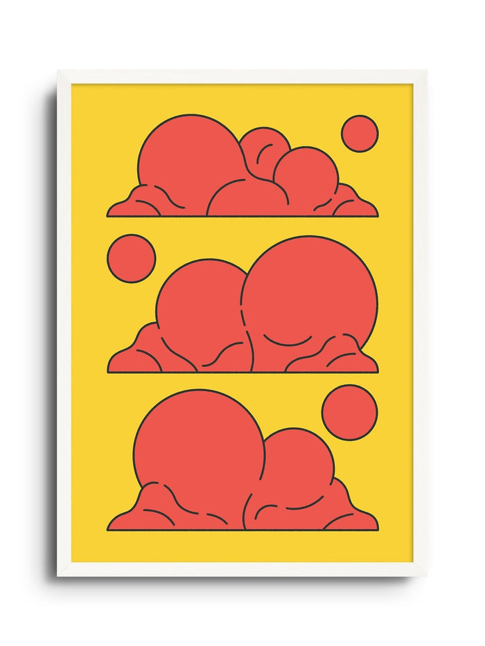 CLOUDS - Matt Jennings - East Side Studio - Art Prints