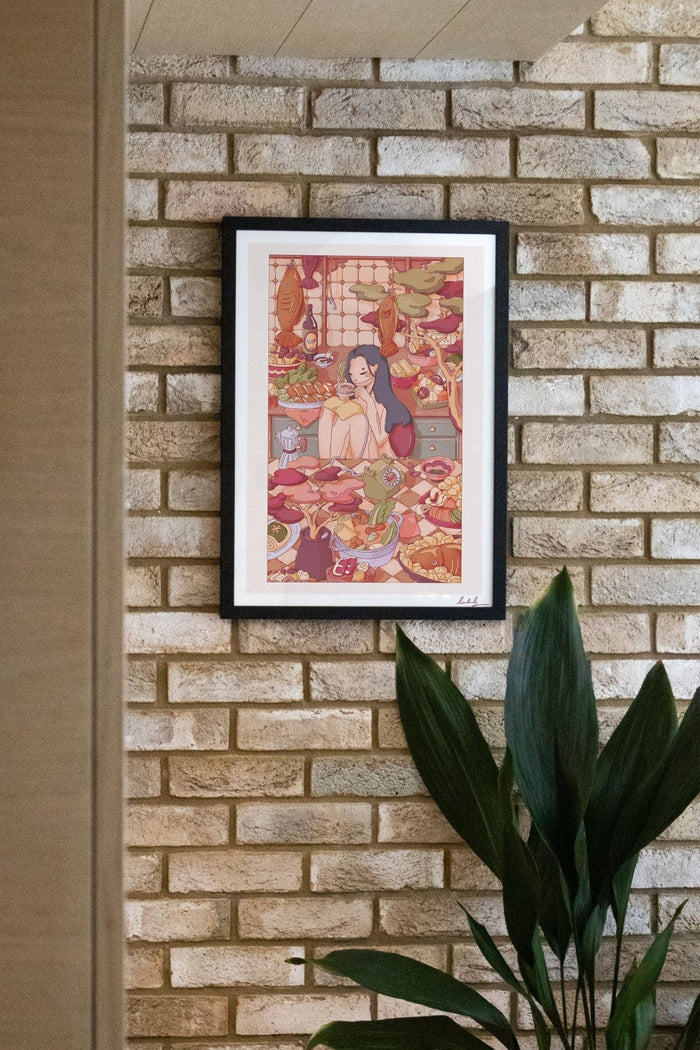 Come Over I Made Too Much Food - Laurenleely - East Side Studio - Art Prints