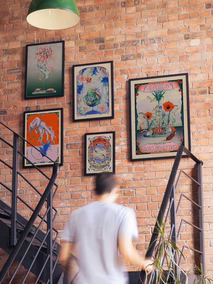 Comme Un Oiseau Dans Son Bocal - Monna Graph — Gallery Wall Collection [Style = Lifestyle]