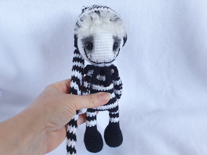 Crochet zombie toy