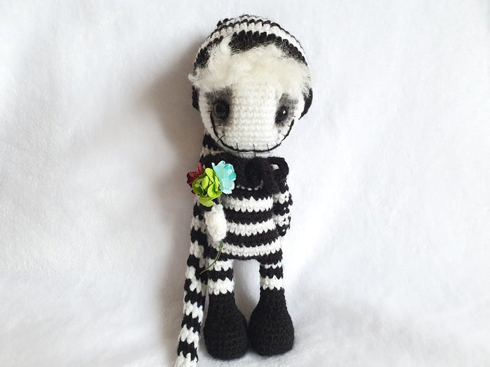 Crochet zombie toy