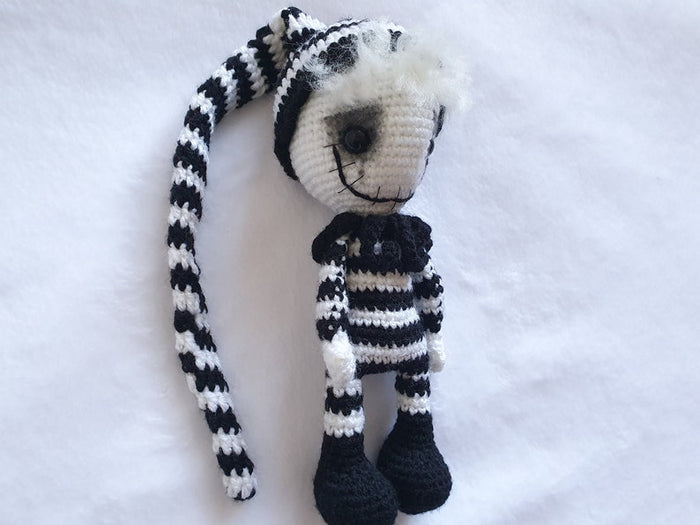 Crochet zombie toy