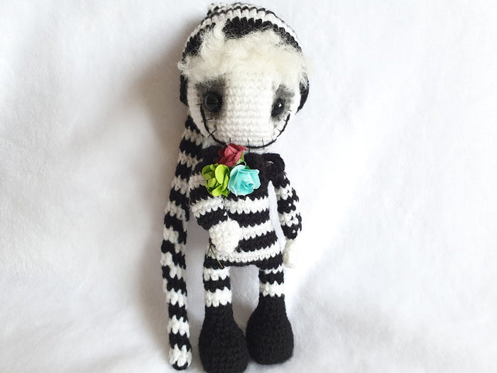 Crochet zombie toy