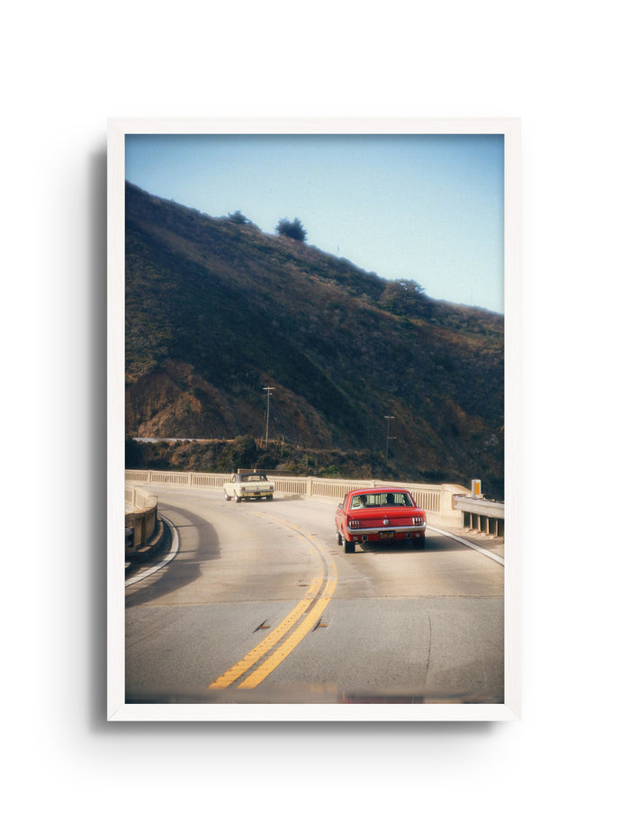 8" x 12" / 20 × 30 cm / White Frame / No