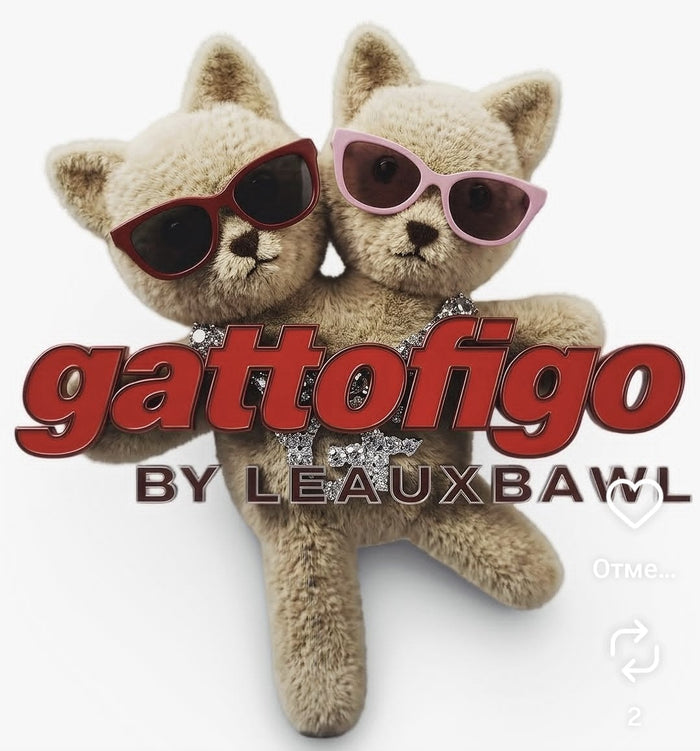 Custom 2 heads cat plush