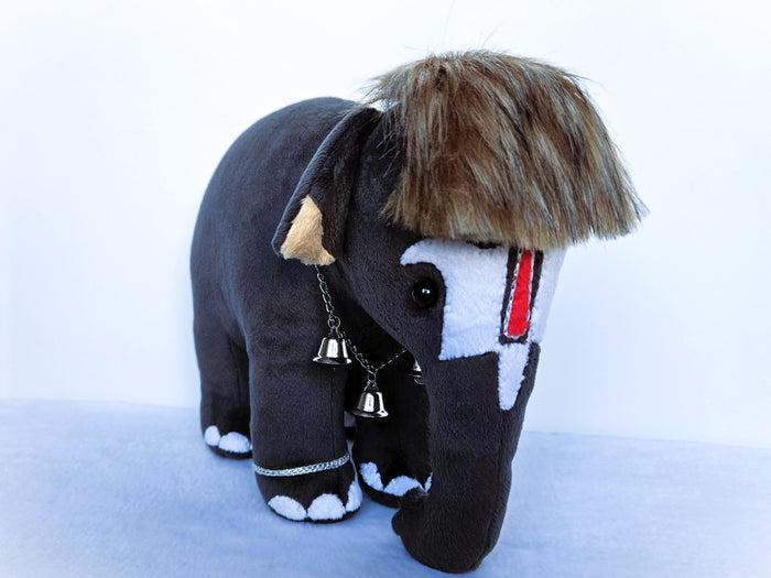 Custom animal plush from picture in a cartoon style