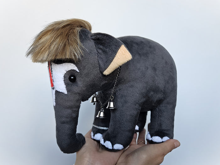 Custom animal plush from picture in a cartoon style
